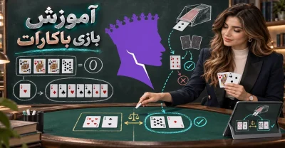 آموزش بازی باکارات (Baccarat) : قوانین و استراتژی های برد